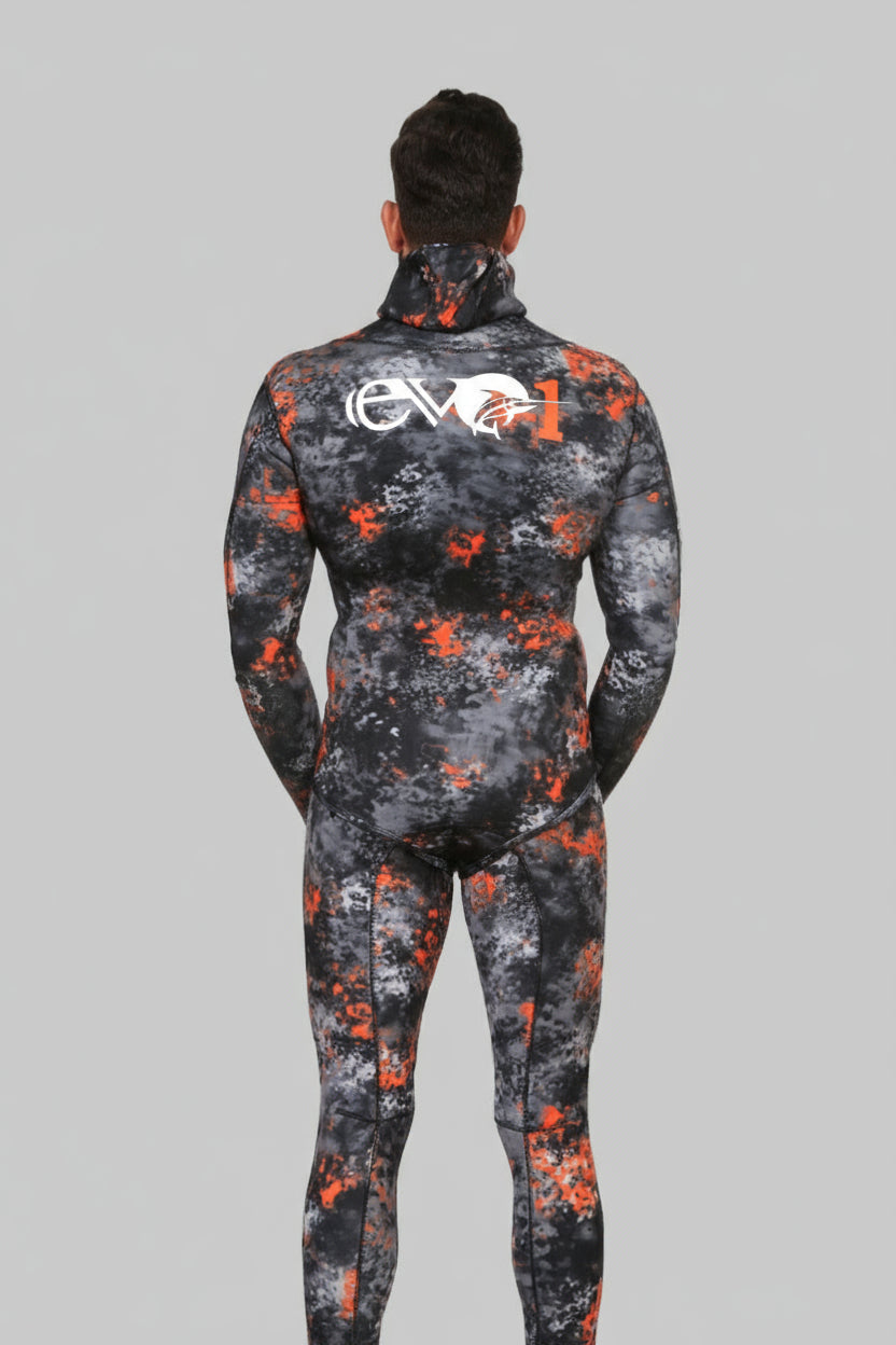 evo1 OPENCELL WETSUIT COLD MAGMA CAMOUFLAGE