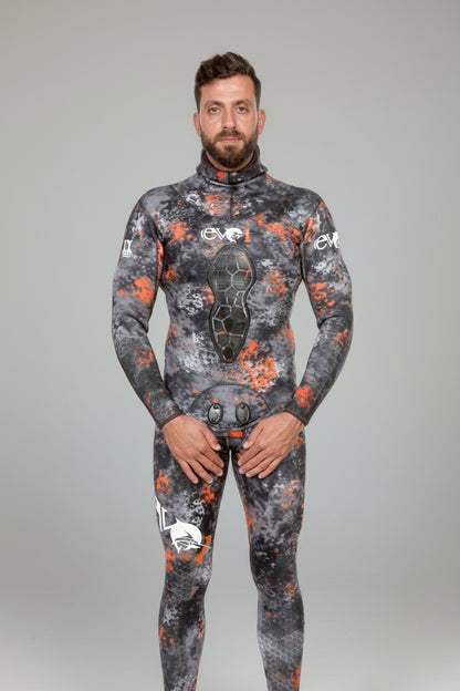 evo1 OPENCELL WETSUIT COLD MAGMA CAMOUFLAGE