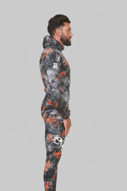 evo1 OPENCELL WETSUIT COLD MAGMA CAMOUFLAGE