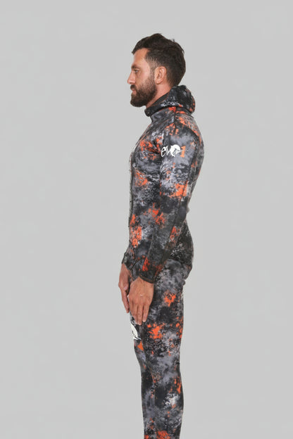 evo1 OPENCELL WETSUIT COLD MAGMA CAMOUFLAGE